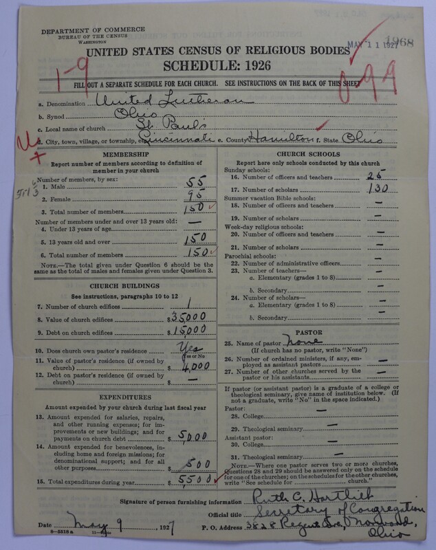 Scan of United Lutheran Church in America: 1968
