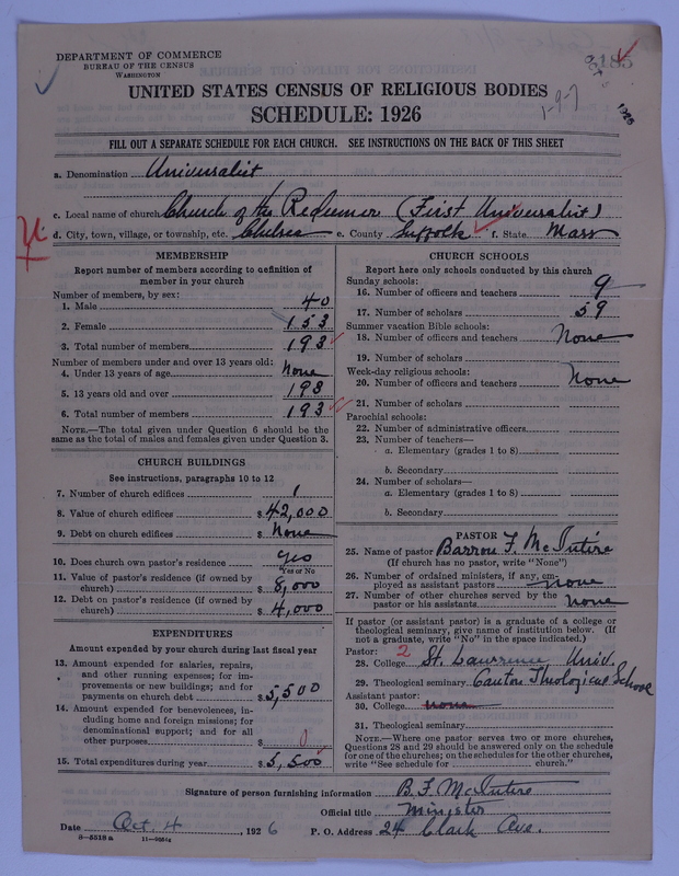 Scan of Universalist Church: 185