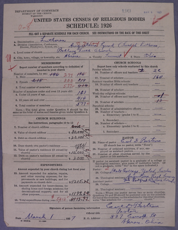 Scan of Evangelical Lutheran Augustana Synod of North America: 199