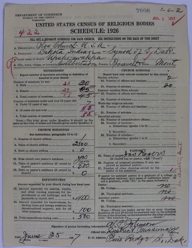 Scan of Presbyterian Church in the United States of America: 7868