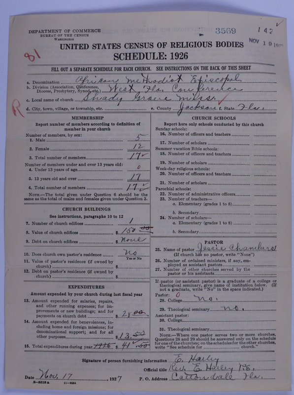 Scan of African Methodist Episcopal Church: 3569