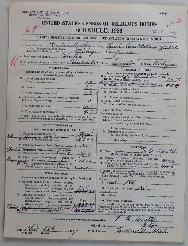 Scan of Church of the United Brethren in Christ (Old Constitution): 263