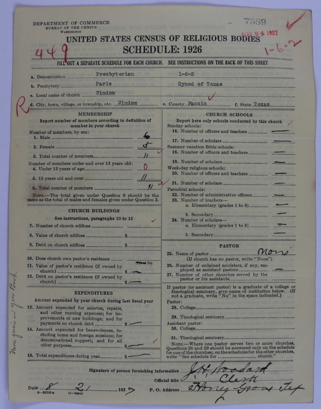 Scan of Presbyterian Church in the United States of America: 7589