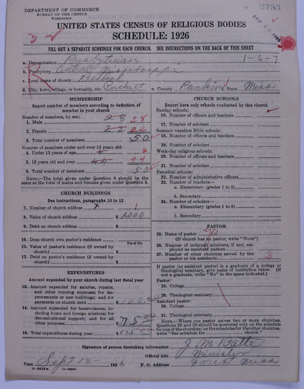Scan of Presbyterian Church in the United States: 2753