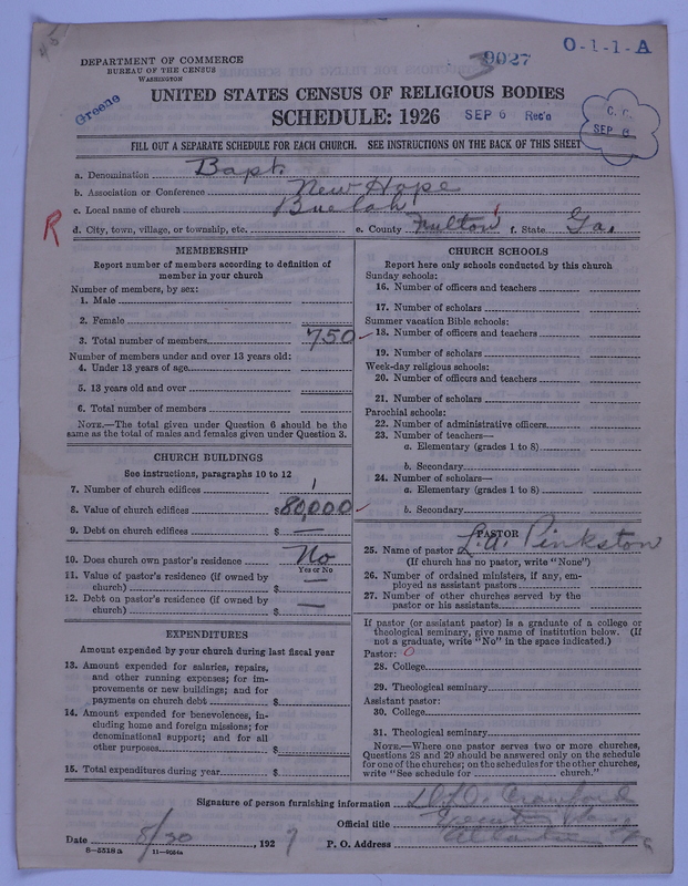 Scan of Negro Baptists: 9027