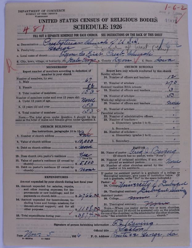 Scan of Presbyterian Church in the United States of America: 4901