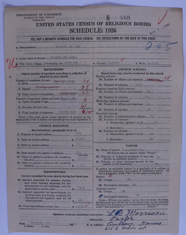 Scan of Church of God (Headquarters, Anderson, Ind.): 418