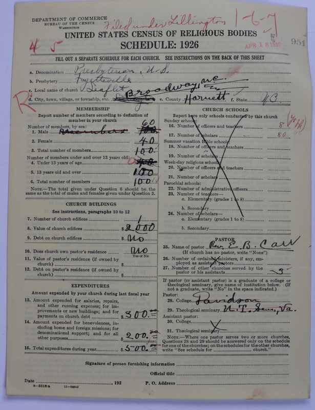 Scan of Presbyterian Church in the United States: 951