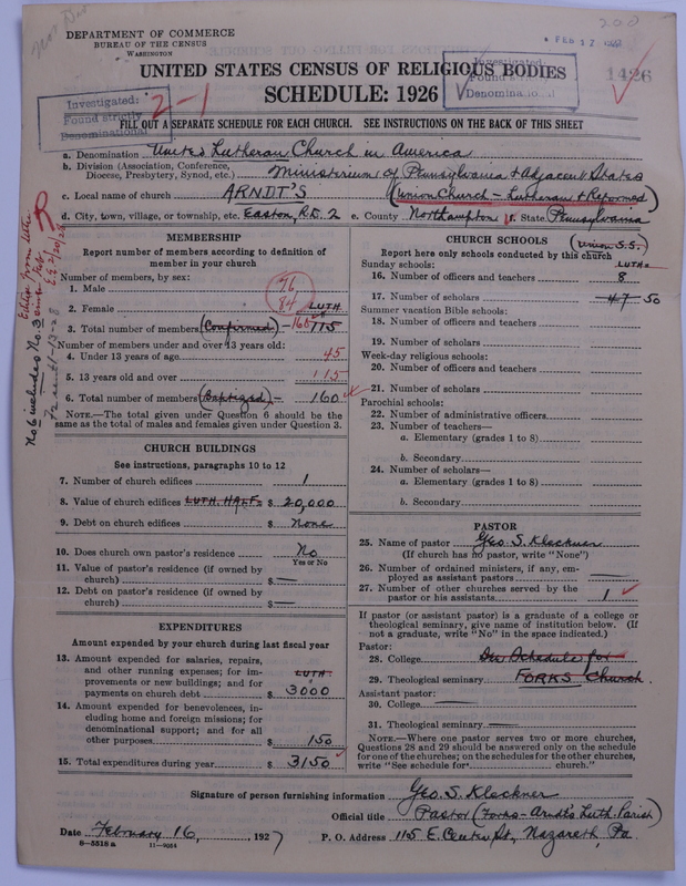 Scan of United Lutheran Church in America: 1426