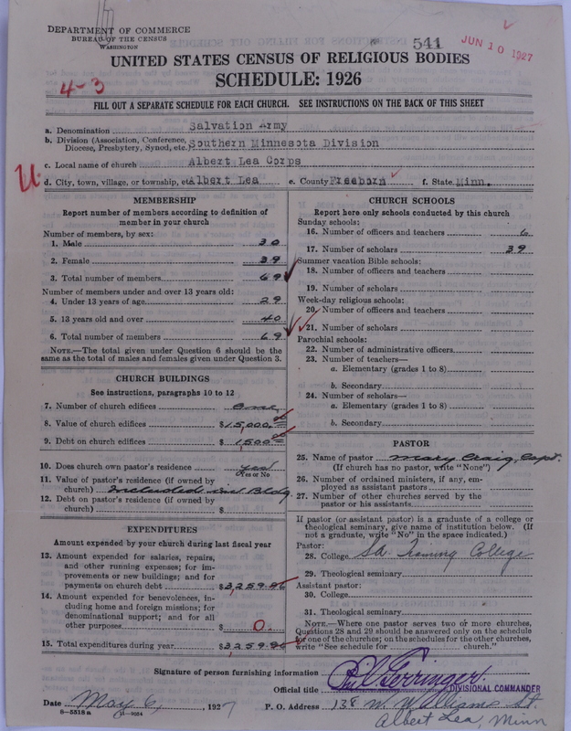 Scan of Salvation Army: 541