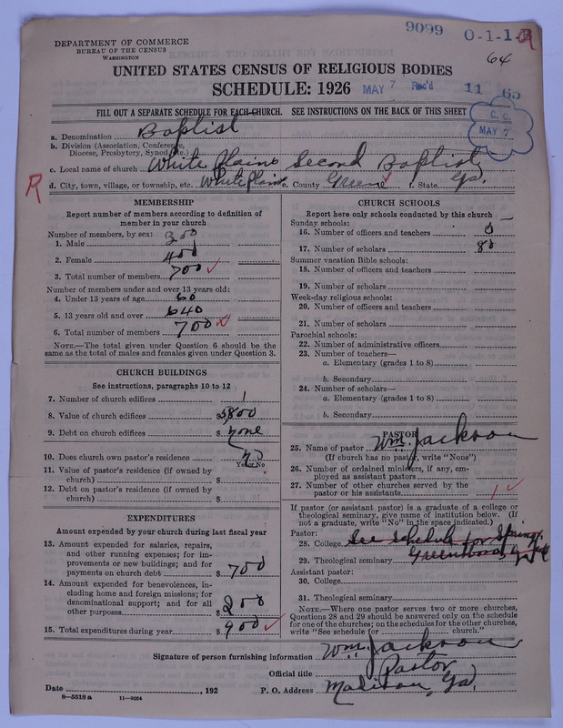 Scan of Negro Baptists: 9099