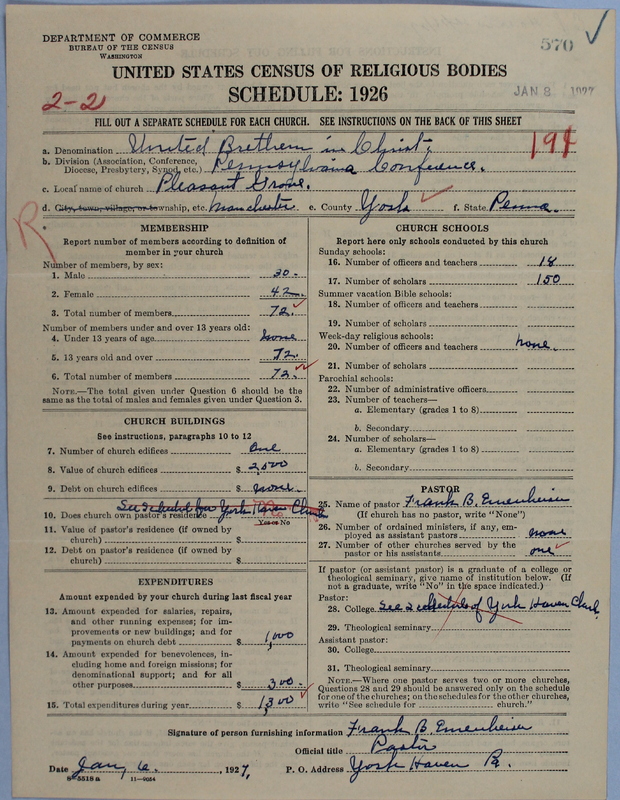 Scan of Church of the United Brethren in Christ: 570