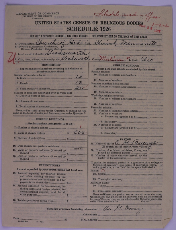 Scan of Church of God in Christ (Mennonite): 2