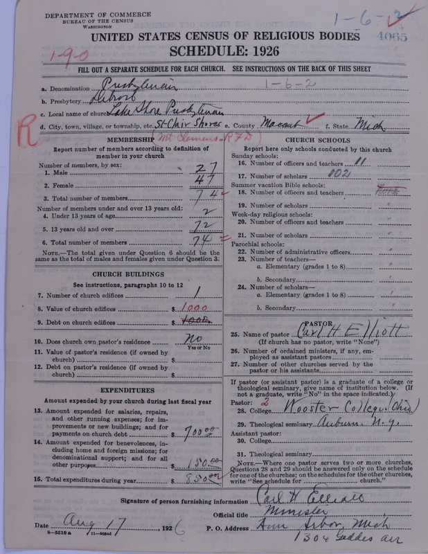 Scan of Presbyterian Church in the United States of America: 4065