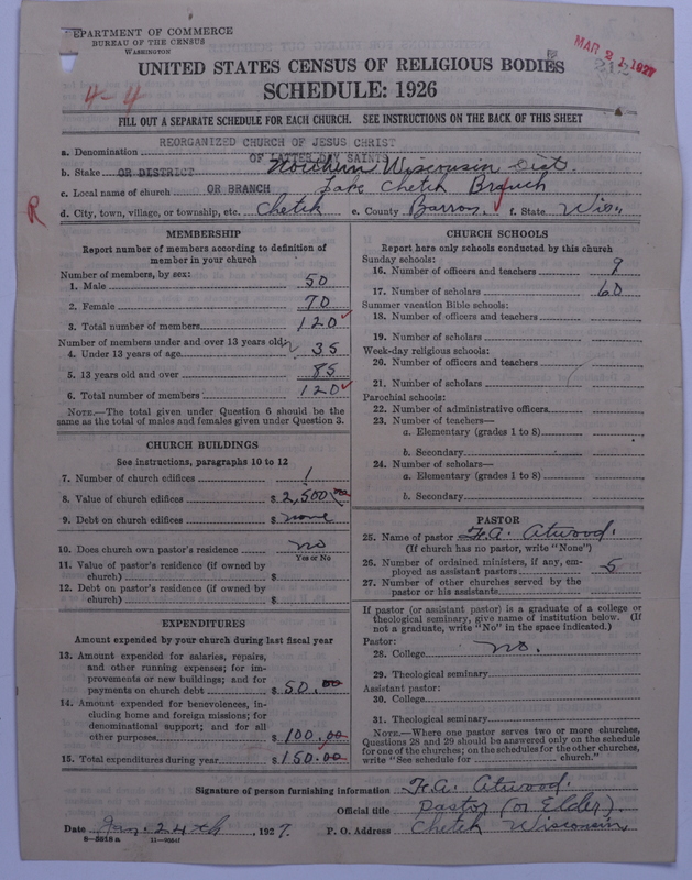 Scan of Reorganized Church of Jesus Christ of Latter Day Saints: 212