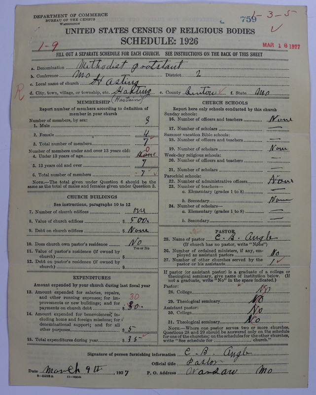 Scan of Methodist Protestant Church: 759