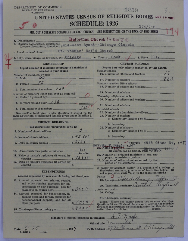 Scan of Reformed Church in the United States: 1259