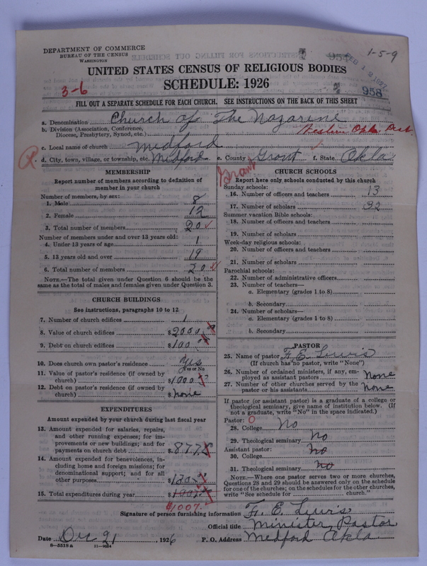 Scan of Church of the Nazarene: 958