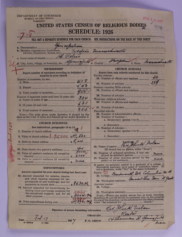 Scan of Protestant Episcopal Church: 278