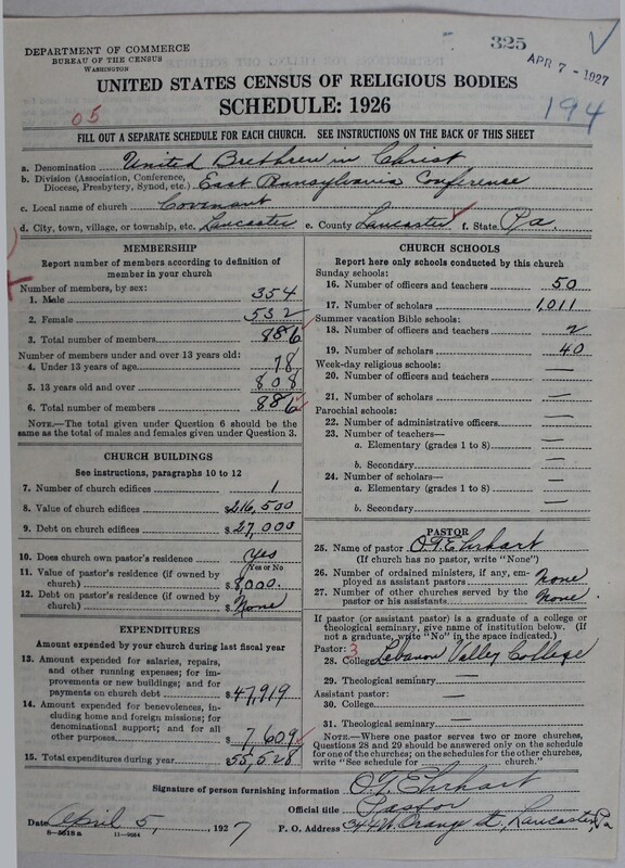 Scan of Church of the United Brethren in Christ: 325