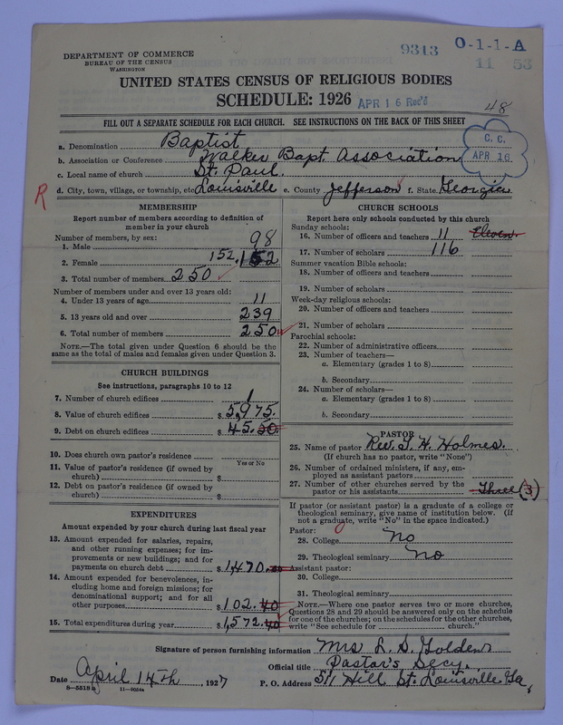 Scan of Negro Baptists: 9313