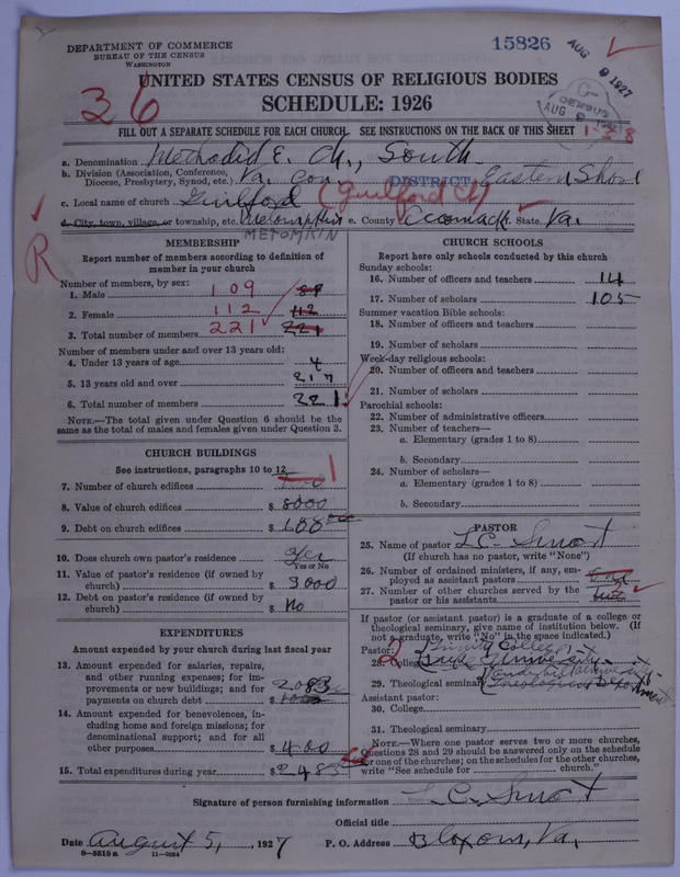 Scan of Methodist Episcopal Church, South: 15826