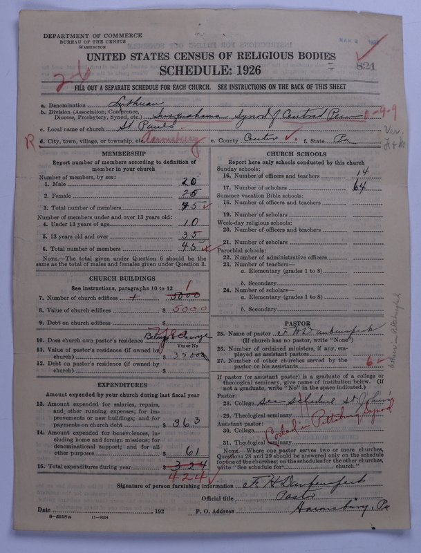 Scan of United Lutheran Church in America: 821