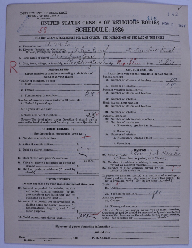 Scan of African Methodist Episcopal Church: 416