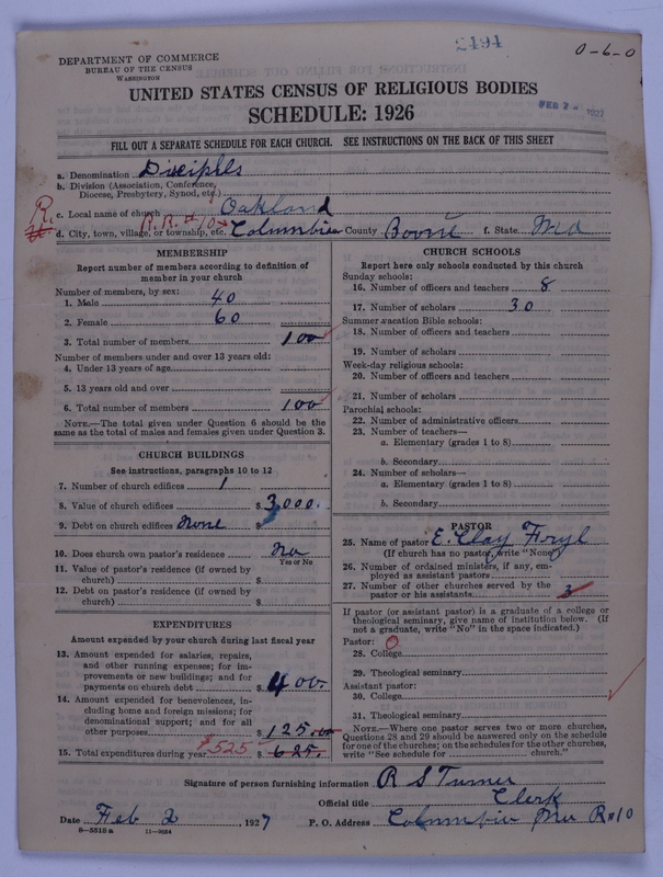 Scan of Disciples of Christ: 2494