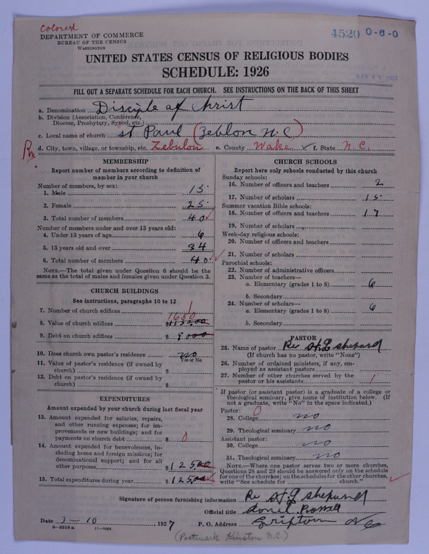 Scan of Disciples of Christ: 4520