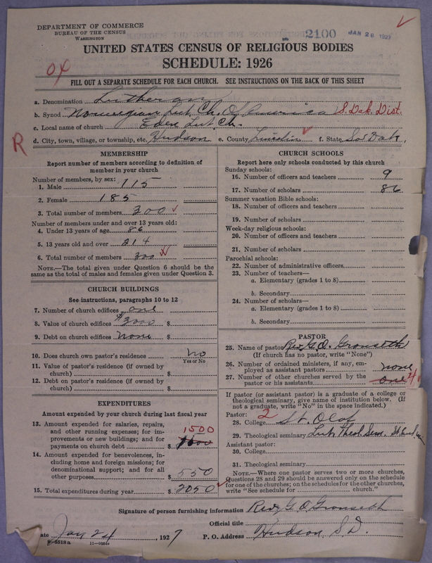 Scan of Norwegian Lutheran Church of America: 2100