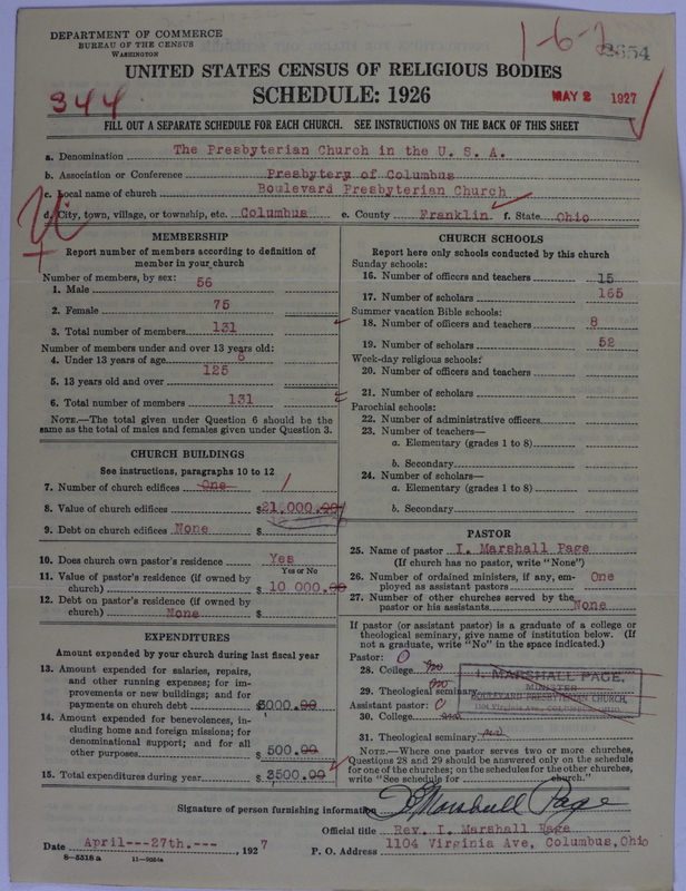 Scan of Presbyterian Church in the United States of America: 2654