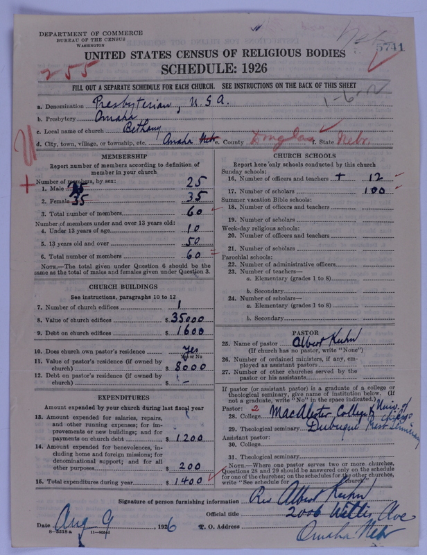 Scan of Presbyterian Church in the United States of America: 5741