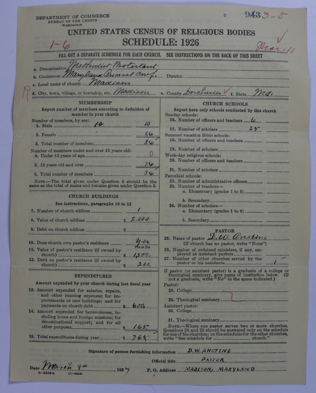 Scan of Methodist Protestant Church: 943