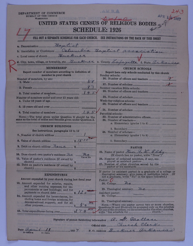 Scan of Landmark Baptist of America: 243