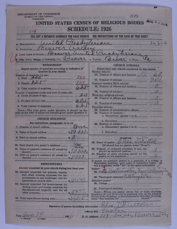 Scan of United Presbyterian Church of North America: 209