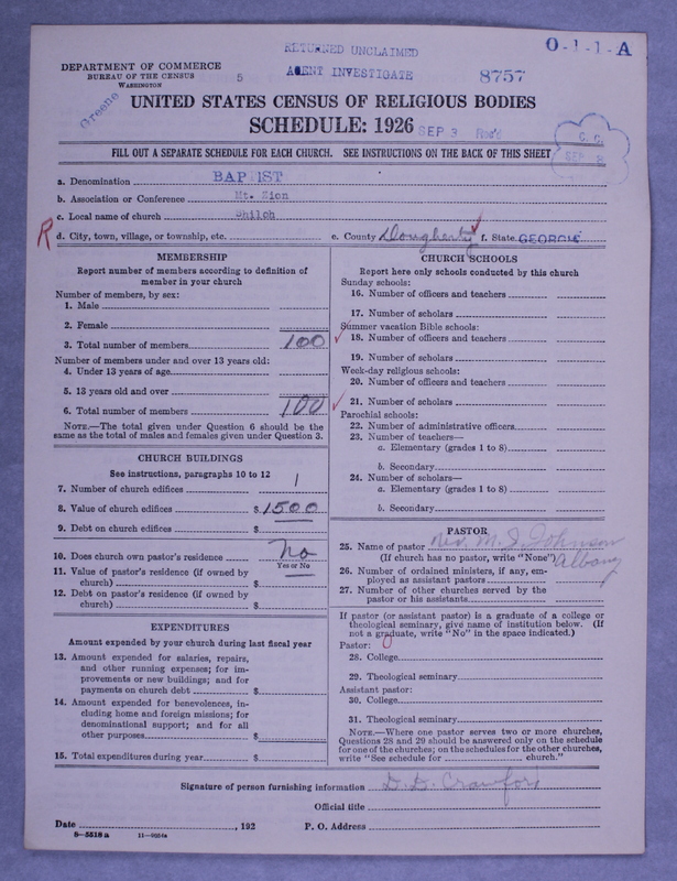 Scan of Negro Baptists: 8757