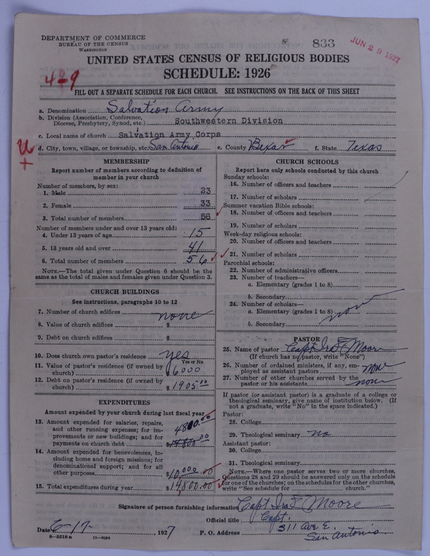 Scan of Salvation Army: 833