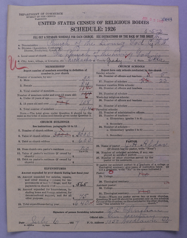 Scan of Church of the Living God, Christian Workers for Fellowship: 88