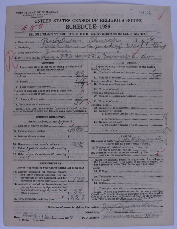 Scan of Presbyterian Church in the United States of America: 5134