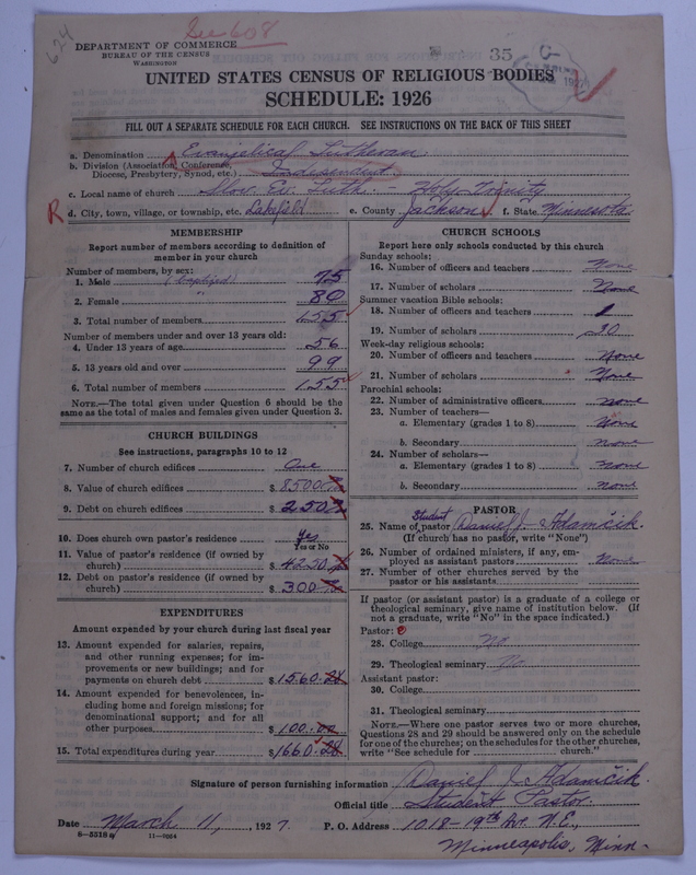 Scan of Independent Lutheran Congregations: 35