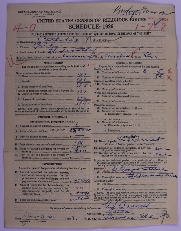 Scan of Roman Catholic Church: 11007