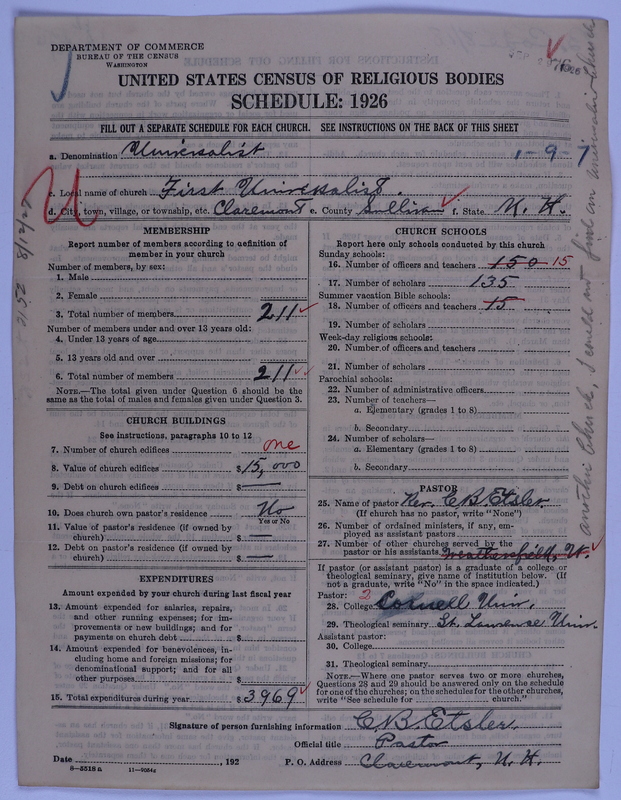 Scan of Universalist Church: 76