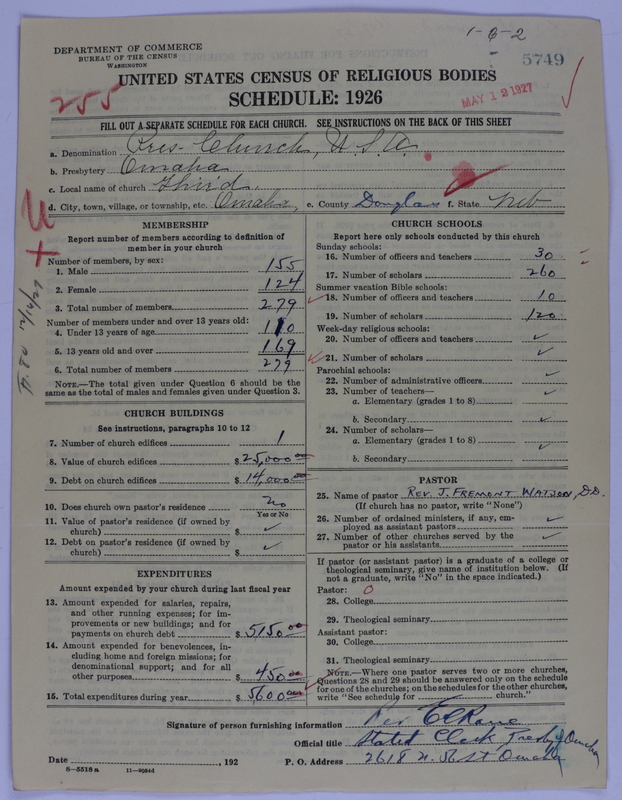 Scan of Presbyterian Church in the United States of America: 5749