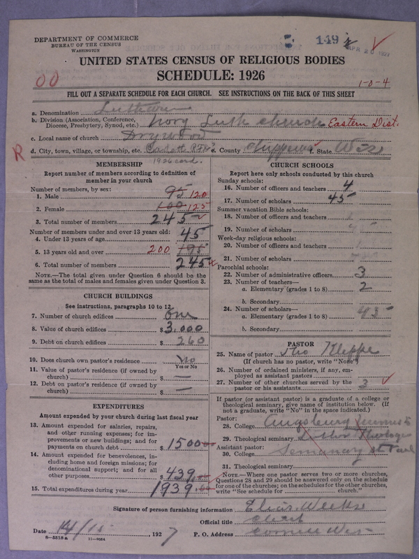 Scan of Norwegian Lutheran Church of America: 149j