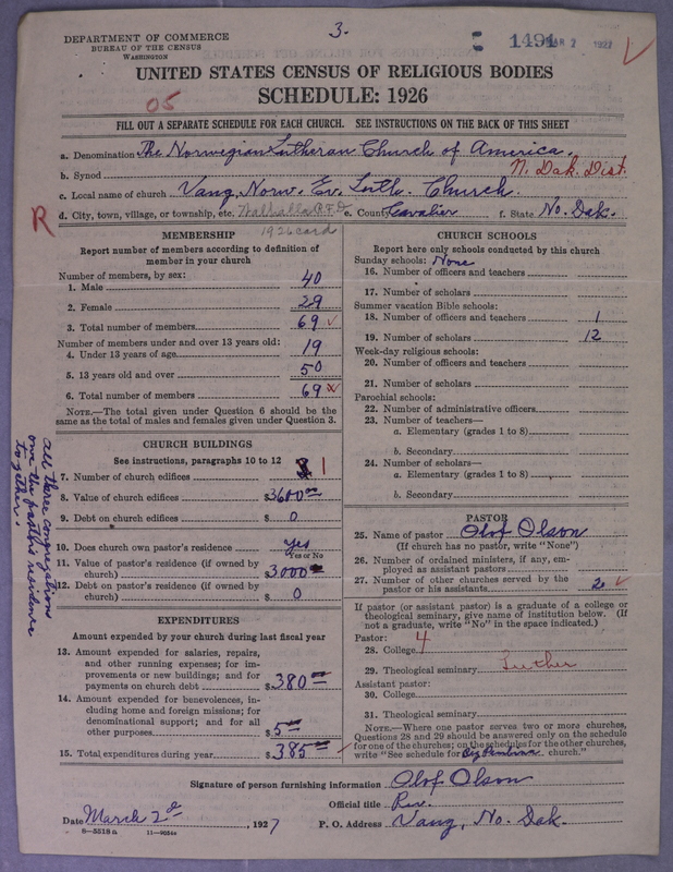 Scan of Norwegian Lutheran Church of America: 1491