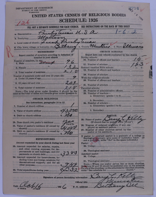 Scan of Presbyterian Church in the United States of America: 3774