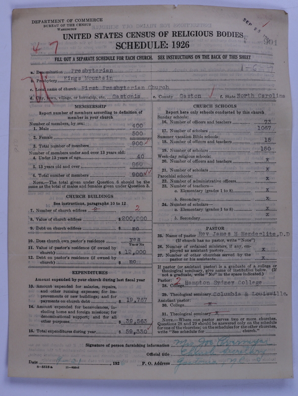 Scan of Presbyterian Church in the United States: 901