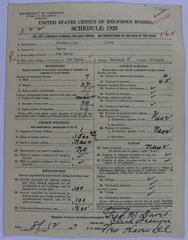 Scan of Presbyterian Church in the United States of America: 3565