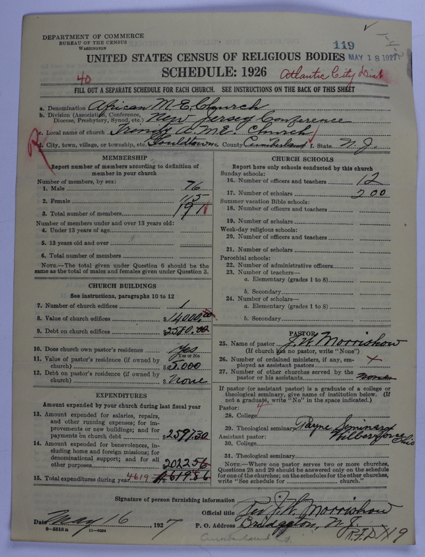 Scan of African Methodist Episcopal Church: 119